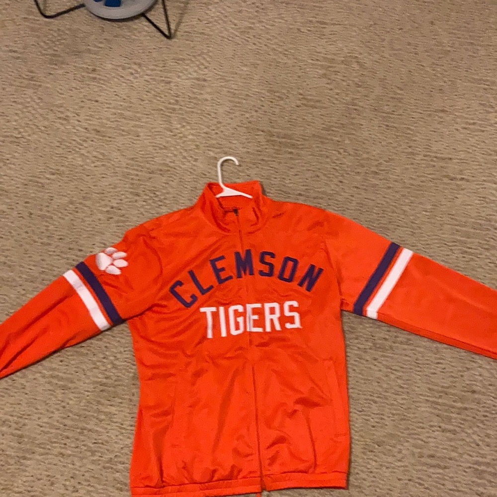 Size large Clemson Tigers zip up jacket.